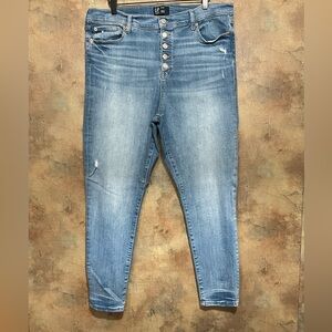 GAP Women's Light Blue High Rise Jeans